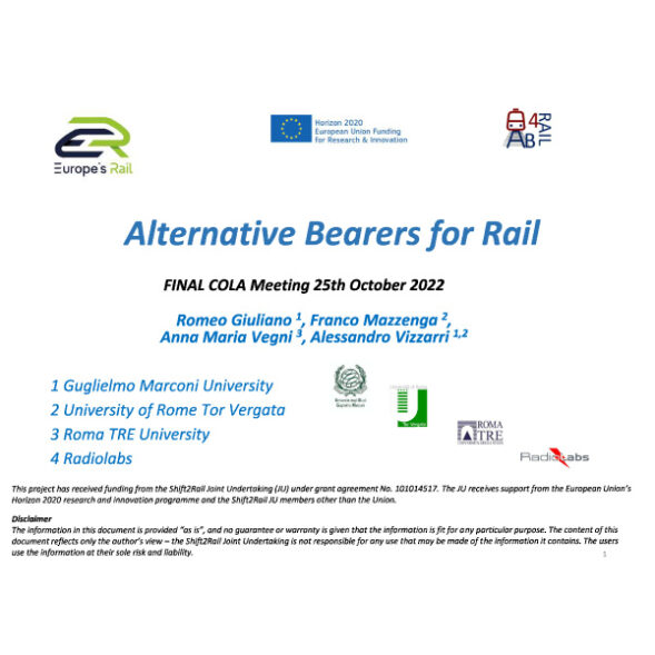 X2Rail and AB4Rail ongoing collaboration – meeting Oct 2022
